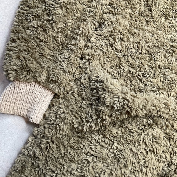 Aritzia Wilfred Free Grete Plush Jacket Small‎ Tan Color Teddy - Picture 5 of 11